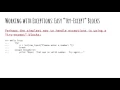 Python 3 1 - Errors and Exceptions