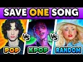 Download Lagu POP VS KPOP VS RANDOM 🎵 SAVE ONE SONG 🤩 | Music Quiz