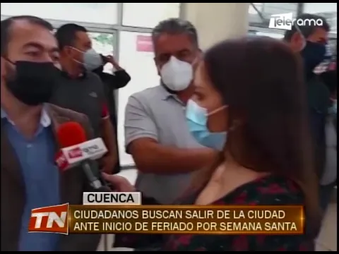 Ciudadanos buscan salir de la ciudad ante inicio de feriado por semana santa