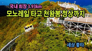 모노레일 타고 천왕봉까지 국내최장 모노레일 대봉산휴양밸리 썸네일