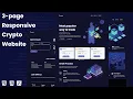 How to create a responsive crypto website template HTML CSS and JavaScript