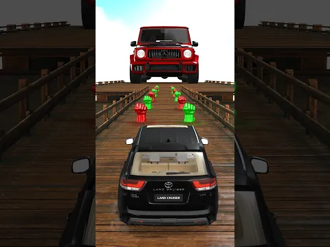 Toyota Land Cruiser VS 999 LVL Monster Truk Can Land Cruiser Defeat Benz G63 AMG Help Toyota