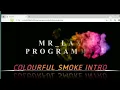 Colourful Smoke Intro how to create colourful smoke effect for intro using html and css only