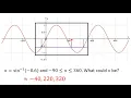 Using the Sine Graph