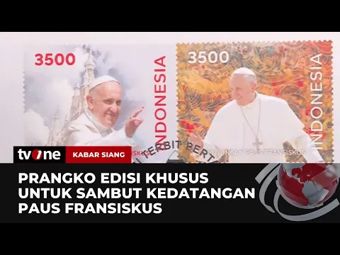 Kominfo Bersama Pos Indonesia Luncurkan Prangko Bertema Paus Fransiskus