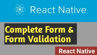 Complete Form Form Validation React Native Tutorial in Hindi