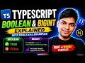 TypeScript Boolean BigInt Types Complete Guide in One typescript