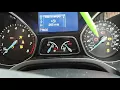 Checking dashboard warning lights in the Ford Focus Automatic car