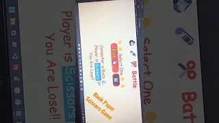 OMG Create Rock Paper Scissors As a Front end