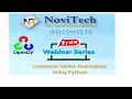 Webinar on Computer Vision Technology Using Python - NoviTech
