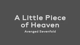 Download A Little Piece of Heaven - Avenged Sevenfold (Lyrics Video) MP3