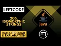 LeetCode 205 Isomorphic Strings Walkthrough Java