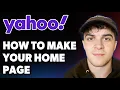 How to Make Yahoo Your Home Page 2025 Full Guide