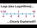 Logs logarithms Clearly Explained