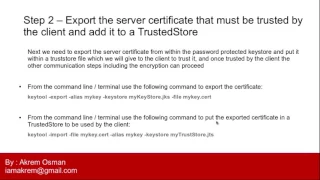 SSL with Java example using simple client server echo app