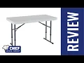 LIFETIME 80160 Height Adjustable 4 Foot Folding Table Review