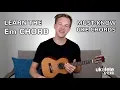 How to Play an Em E Minor Chord on