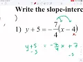 Kuta Tutorial point-slope form