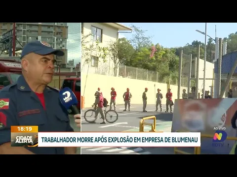 Trabalhador morre após explosão em empresa de Blumenau