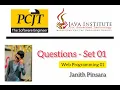 Web Programming Web Project Task 01 1st Year Java Institute