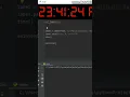 How to make a clock app using python