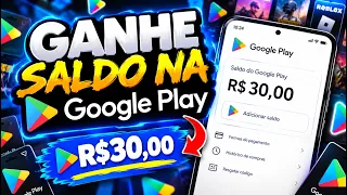 COMO GANHAR SALDO GRÁTIS NA GOOGLE PLAY!
