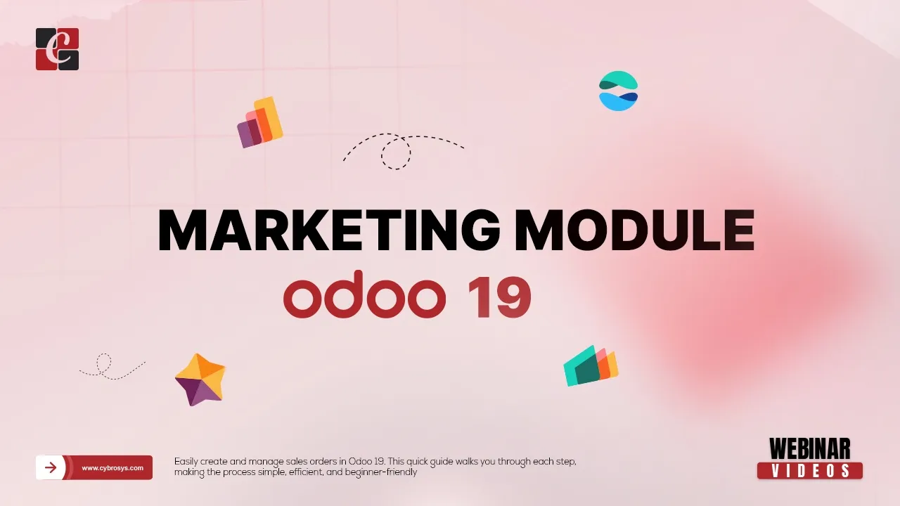 Odoo 19 Marketing module Webinar