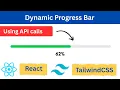 Create a React Progress Bar with TailwindCSS and Real API Calls React Loader with Delay Simulation