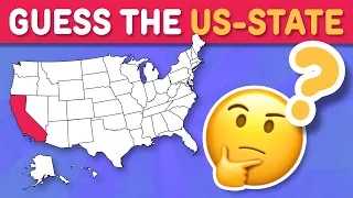 GUESS THE US-STATE ON THE MAP Geography Quiz