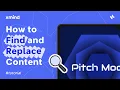 How to Find and Replace Content in Xmind Feature Tutorial