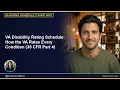 VA Disability Rating Schedule How the VA Rates Every Condition 38 CFR Part 4