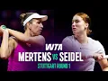 Elise Mertens vs Ella Seidel 2026 Stuttgart Round 1 WTA Match Highlights