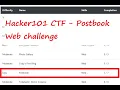 Hacker101 CTF - Postbook All Flags Web Challenge