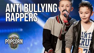 anti bullying duos rap brings tears to britains got talent judges all auditions bars u0026 melody