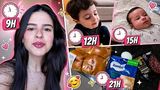 UM DIA NA MINHA VIDA SENDO MÃE DE DOIS !!