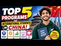 Top 5 Programs for International Students in China MBBS Engineering and More
