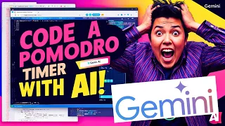 Gemini AI Code a Pomodoro Timer in HTML CSS JS