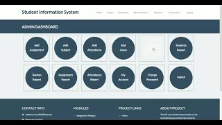 Student Information System Python Django Project Tutorial Python CRUD Project