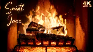 Relaxing Smooth Jazz Music Fireplace Night Jazz Ambience