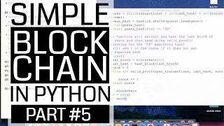 Creating Blockchain with Python - Validating Proof