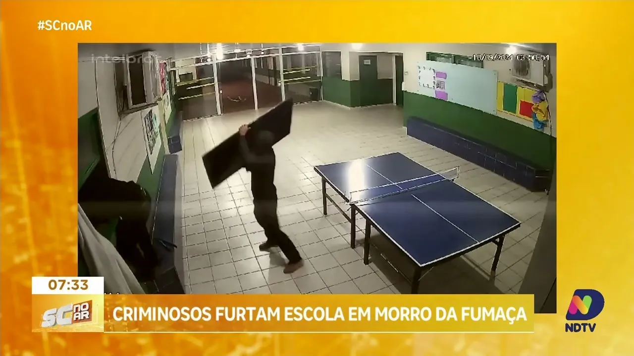 Escola em morro da fumaça é alvo de furto durante a madrugada