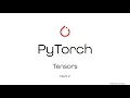 02 PyTorch Introduction Tensors
