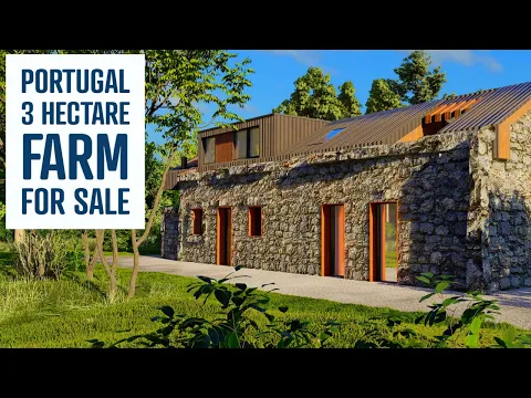 Download MP3 3 HECTARE FARM FOR SALE | Stone Farmhouse & Oak Forest | PORTUGAL