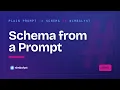 Generate a Database Schema from a Plain-Language Prompt