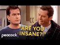 Two and a Half Men Charlie Regrets His Casual Hook Up With Rose