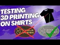 3D Printing Design on T Shirts