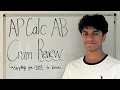 AP Calculus AB Full Review in 40 Minutes 2026
