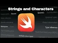 Strings and Characters