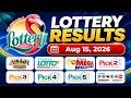 Florida Lottery Results Today - August 15 2026