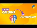 Convert Celsius to Fahrenheit in Python Python Beginner Tutorial Grind and Grow